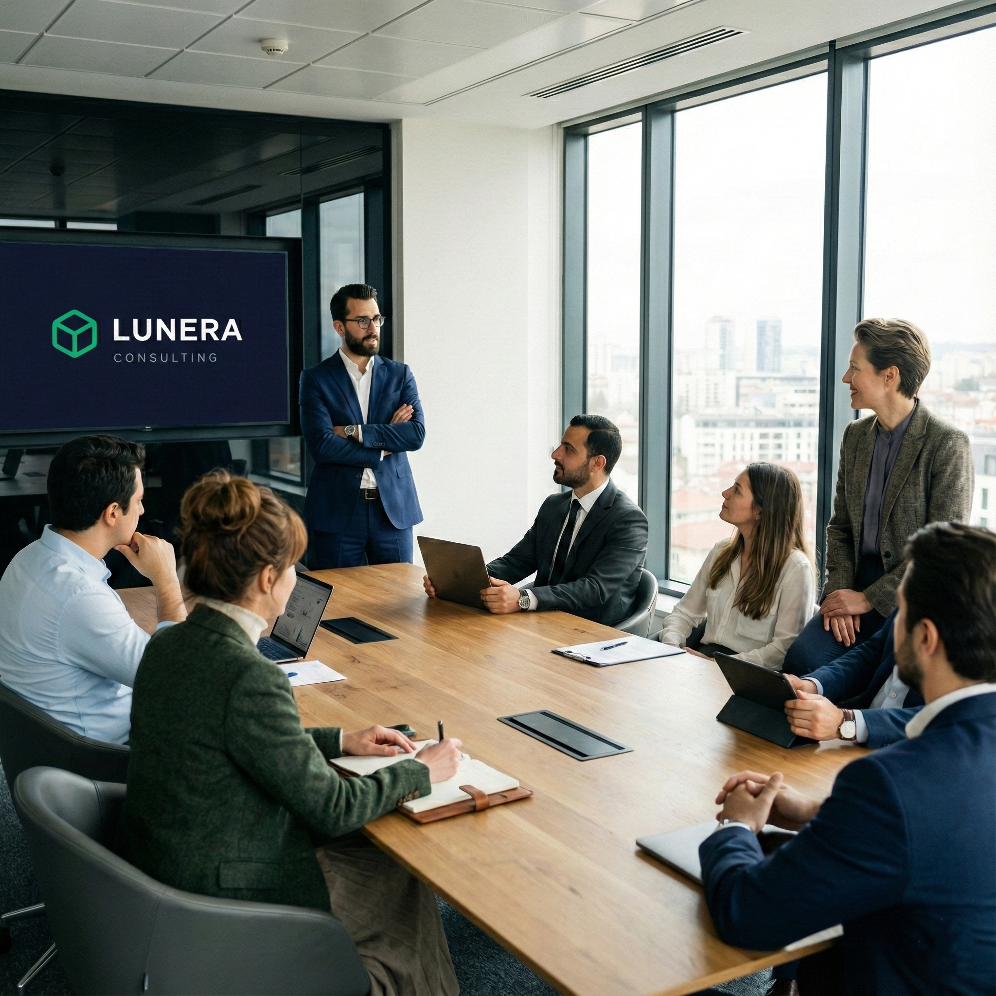 Modernes Data Consulting Team Meeting